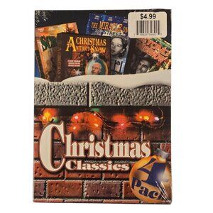 Christmas Classics 4 Pack DVD New Sealed Scrooge  Without Snow  Beyond Tomorrow